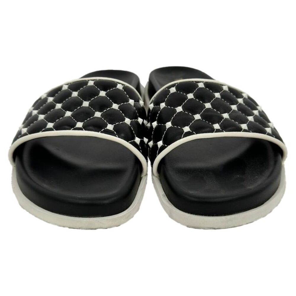 Valentino Garavani Rockstud Slides in Black Leather